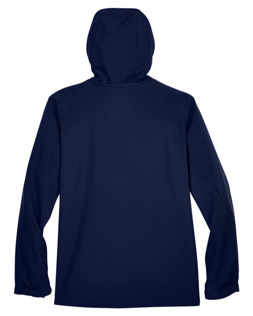 North End Men's Prospect Two-Layer Fleece Bonded Soft Shell Hooded Jacket