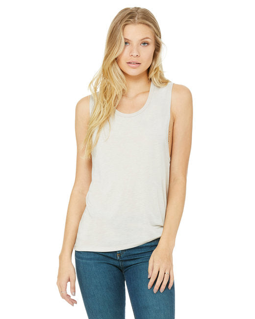 Bella + Canvas Ladies' Flowy Scoop Muscle Tank