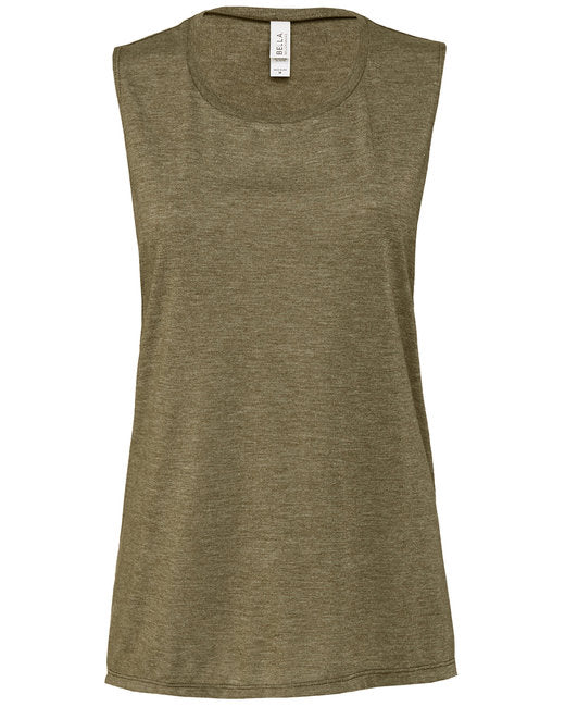 Bella + Canvas Ladies' Flowy Scoop Muscle Tank