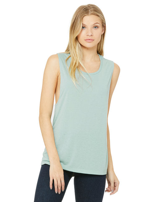 Bella + Canvas Ladies' Flowy Scoop Muscle Tank