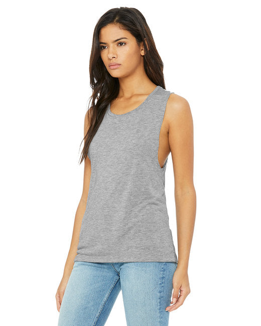 Bella + Canvas Ladies' Flowy Scoop Muscle Tank