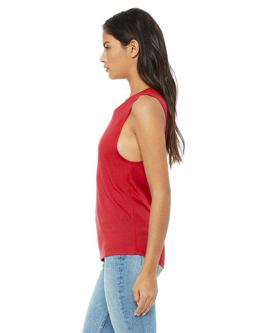 Bella + Canvas Ladies' Flowy Scoop Muscle Tank