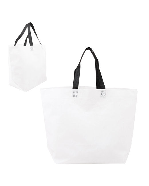 Prime Line Two-Tone Heat Sealed Non-Woven Tote ( 250-Pack )