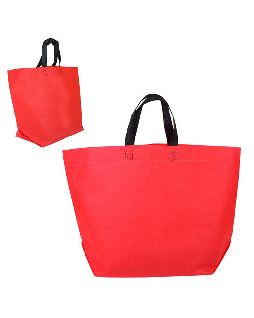 Prime Line Two-Tone Heat Sealed Non-Woven Tote ( 250-Pack )