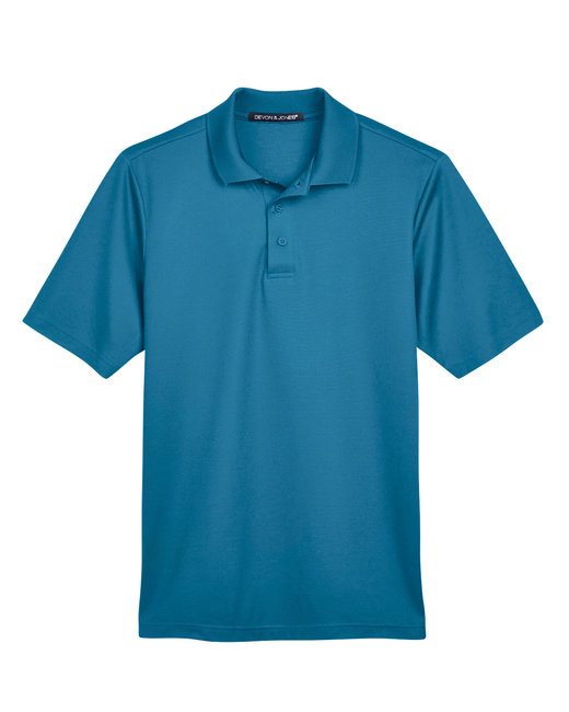 Devon & Jones CrownLux Performance® Men's Plaited Polo