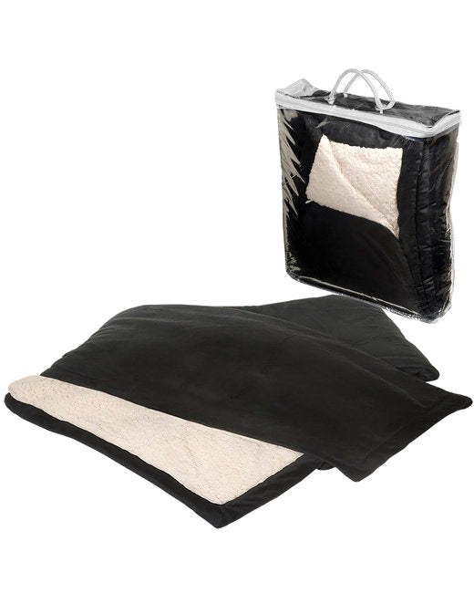 Prime Line Micro Mink Sherpa Blanket ( 12-Pack )