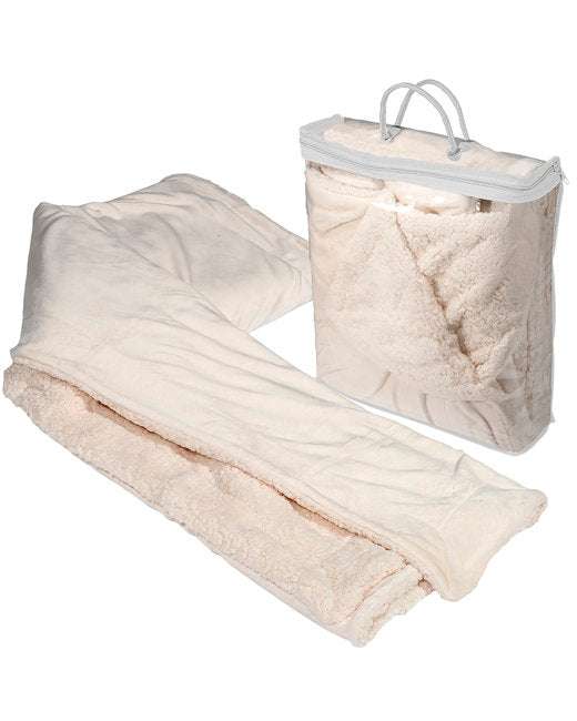 Prime Line Micro Mink Sherpa Blanket ( 12-Pack )