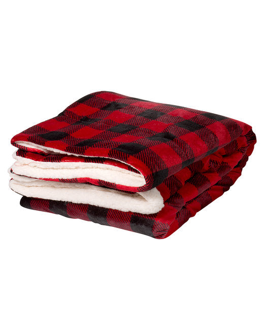 Prime Line Micro Mink Sherpa Blanket ( 12-Pack )
