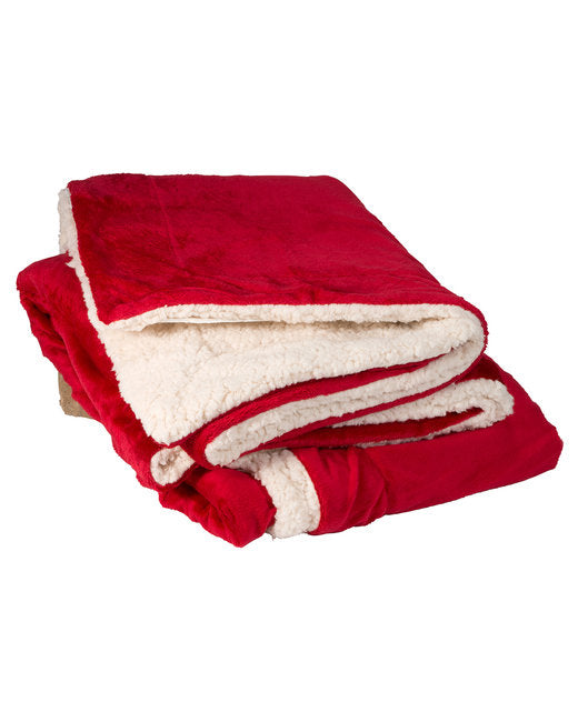 Prime Line Micro Mink Sherpa Blanket ( 12-Pack )