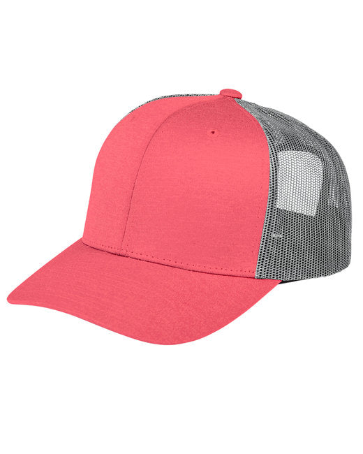 Team 365 by Yupoong® Adult Zone Sonic Heather Trucker Cap