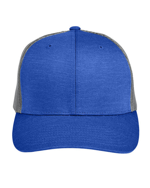 Team 365 by Yupoong® Adult Zone Sonic Heather Trucker Cap