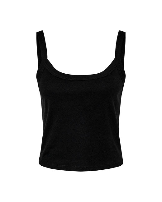 Bella + Canvas Ladies' Micro Ribbed Scoop Tank