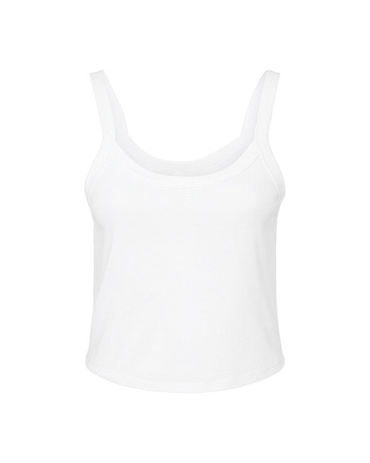 Bella + Canvas Ladies' Micro Ribbed Scoop Tank