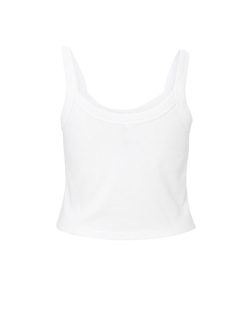 Bella + Canvas Ladies' Micro Ribbed Scoop Tank