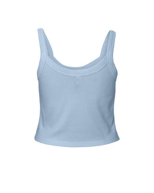 Bella + Canvas Ladies' Micro Ribbed Scoop Tank