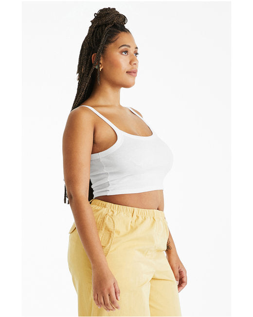 Bella + Canvas Ladies' Micro Ribbed Scoop Tank