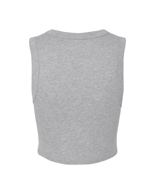 Bella + Canvas Ladies' Micro Rib Muscle Crop Tank