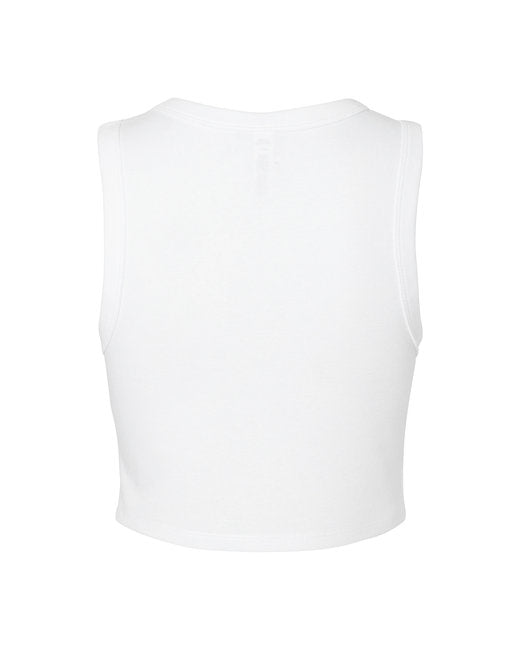Bella + Canvas Ladies' Micro Rib Muscle Crop Tank