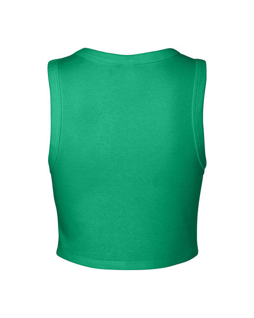 Bella + Canvas Ladies' Micro Rib Muscle Crop Tank