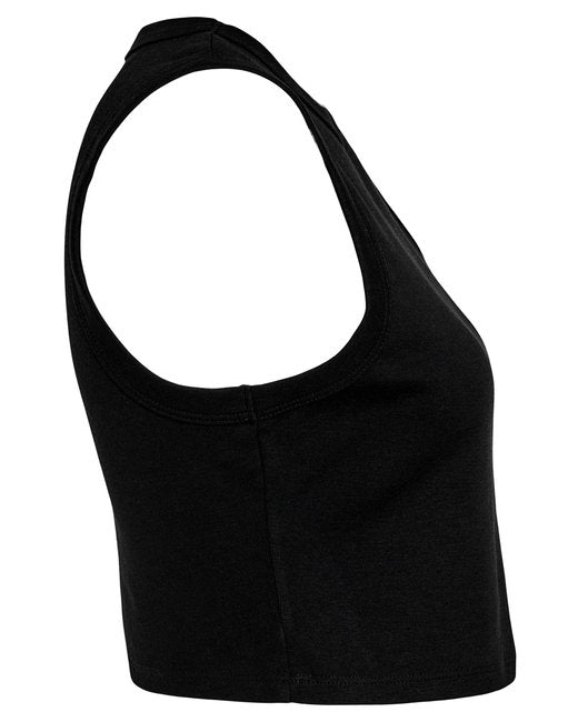 Bella + Canvas Ladies' Micro Rib Muscle Crop Tank
