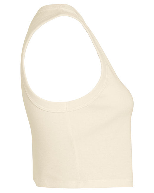 Bella + Canvas Ladies' Micro Rib Muscle Crop Tank