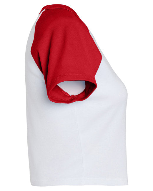 Ladies' Micro Ribbed Raglan Baby Tee