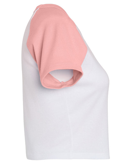 Ladies' Micro Ribbed Raglan Baby Tee