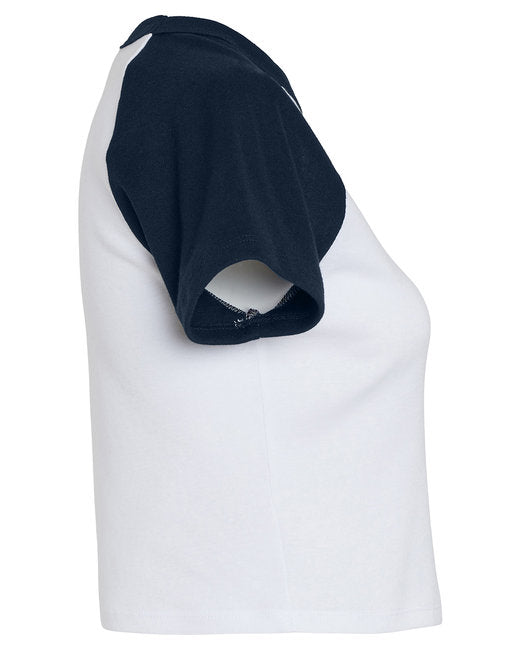 Ladies' Micro Ribbed Raglan Baby Tee