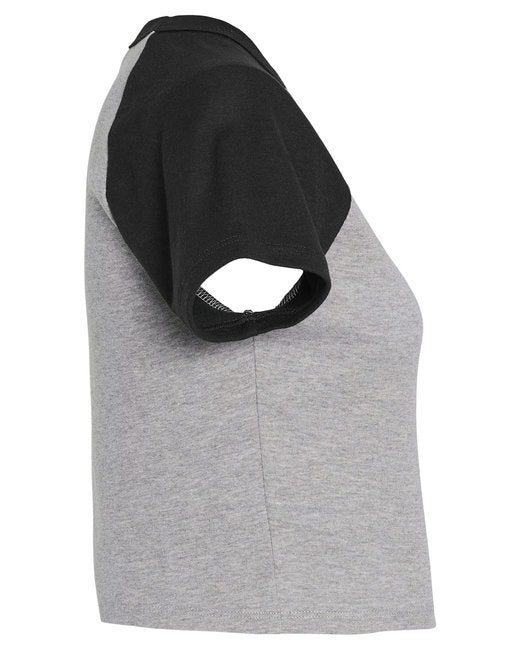 Ladies' Micro Ribbed Raglan Baby Tee