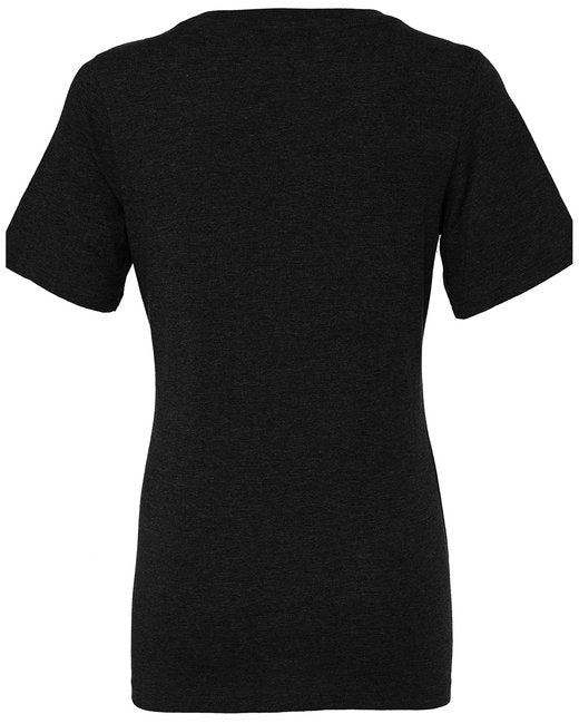 Ladies' Relaxed Heather CVC Jersey V-Neck T-Shirt