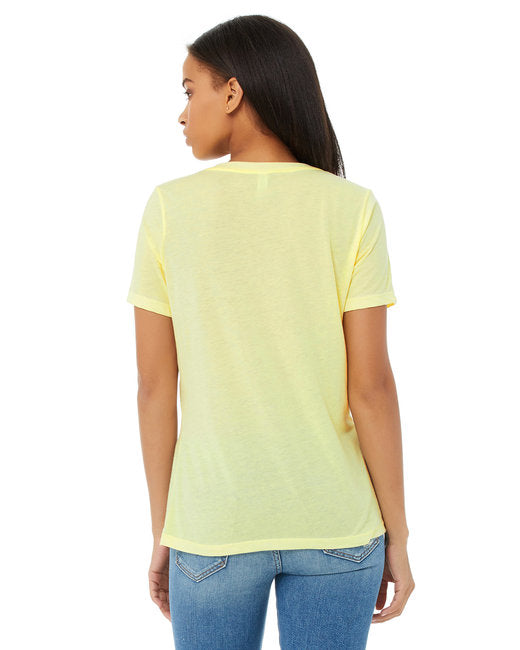 Ladies' Relaxed Triblend V-Neck T-Shirt