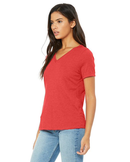 Ladies' Relaxed Triblend V-Neck T-Shirt