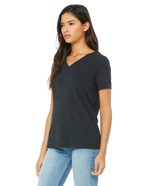 Ladies' Relaxed Triblend V-Neck T-Shirt