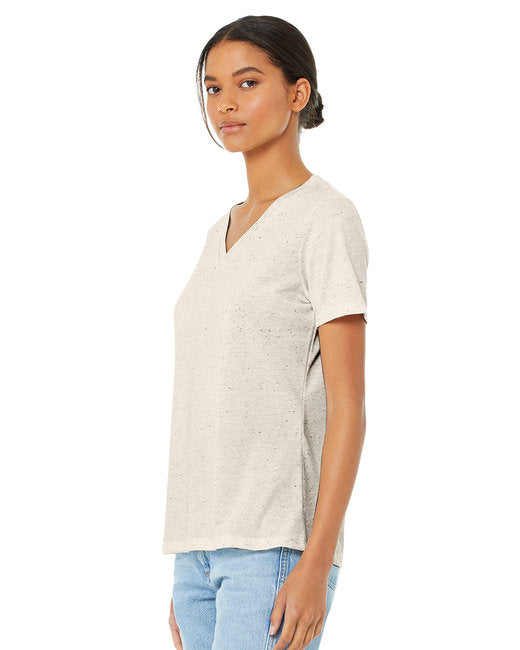 Ladies' Relaxed Triblend V-Neck T-Shirt