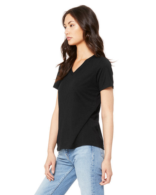 Ladies' Relaxed Triblend V-Neck T-Shirt