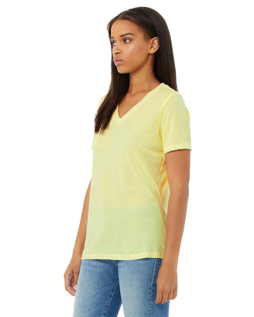Ladies' Relaxed Triblend V-Neck T-Shirt