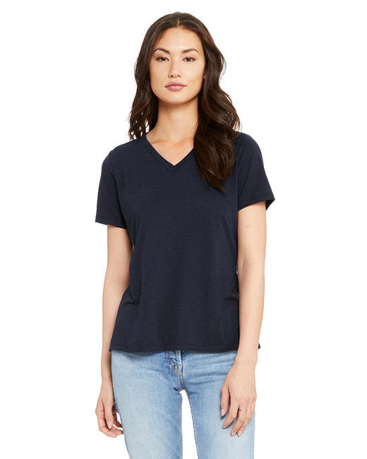 Ladies' Relaxed Triblend V-Neck T-Shirt
