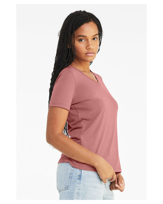 Ladies' Relaxed Triblend V-Neck T-Shirt