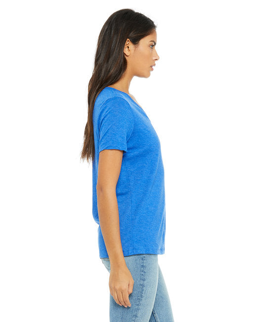 Ladies' Relaxed Triblend V-Neck T-Shirt
