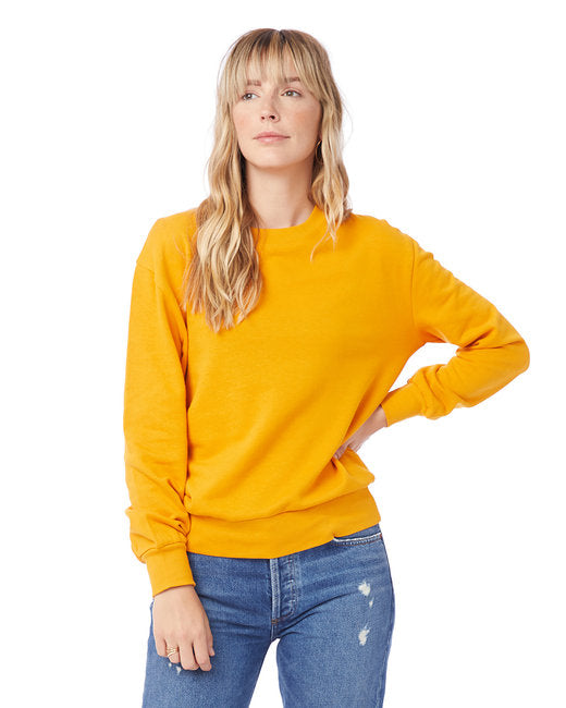 Ladies' Washed Terry Throwback Pullover Sweatshirt