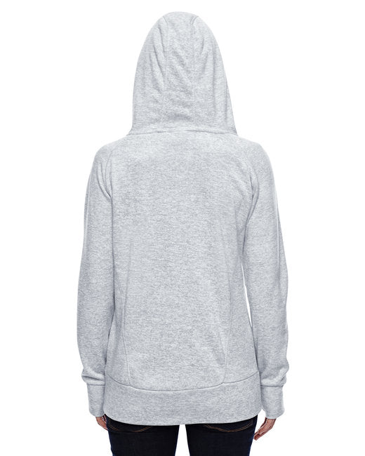 America Ladies' Cosmic Contrast Fleece Hooded Sweatshirt