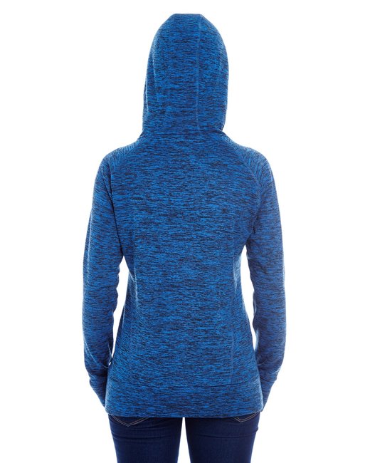 America Ladies' Cosmic Contrast Fleece Hooded Sweatshirt