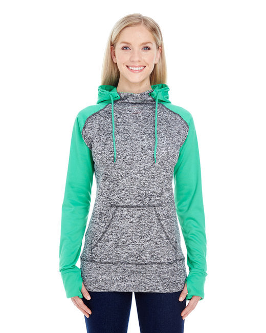 Ladies' Colorblock Cosmic Hooded Sweatshirt