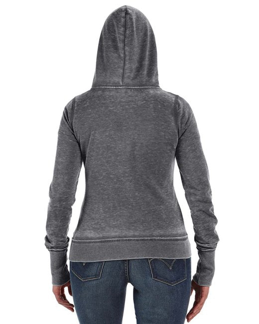 America Ladies' Zen Full-Zip Fleece Hooded Sweatshirt