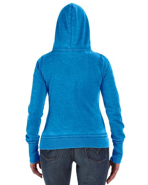 America Ladies' Zen Full-Zip Fleece Hooded Sweatshirt