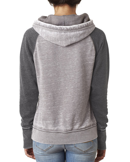 Ladies' Zen Contrast Pullover Hooded Sweatshirt