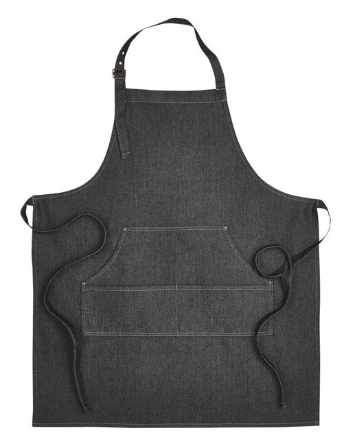 Unisex Jeans Stitch Denim Bib Apron