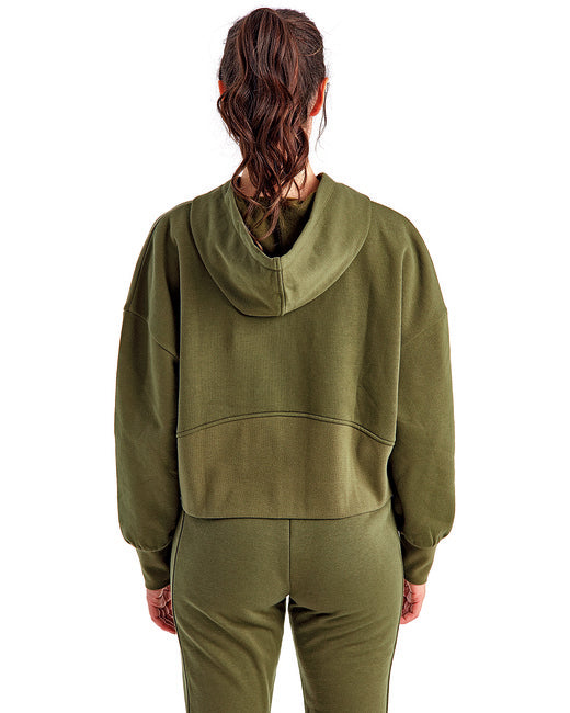 TriDri Ladies' Alice Half-Zip Hooded Sweatshirt
