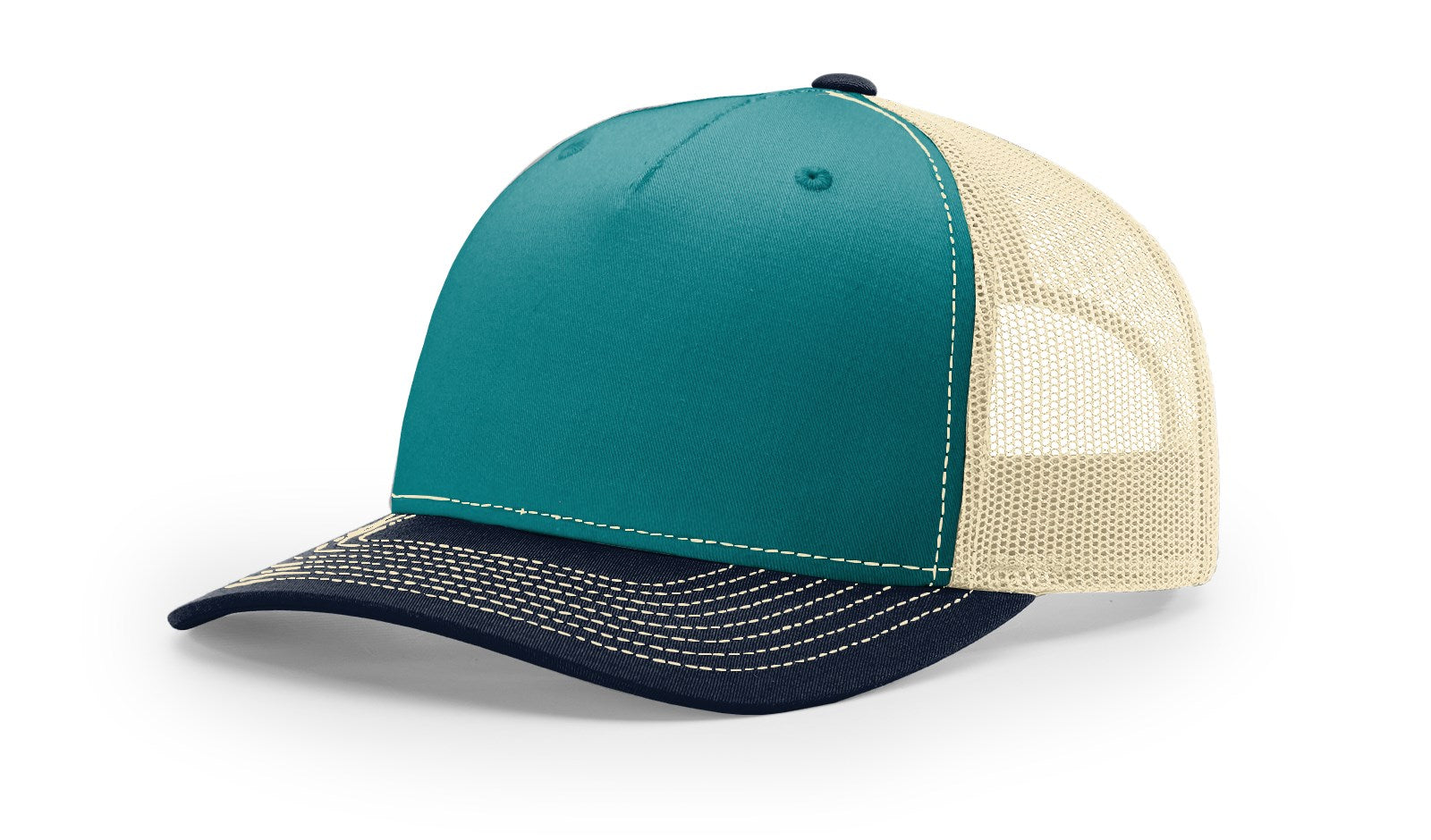 RICHARDSON FIVE PANEL TRUCKER TRI-COLOR