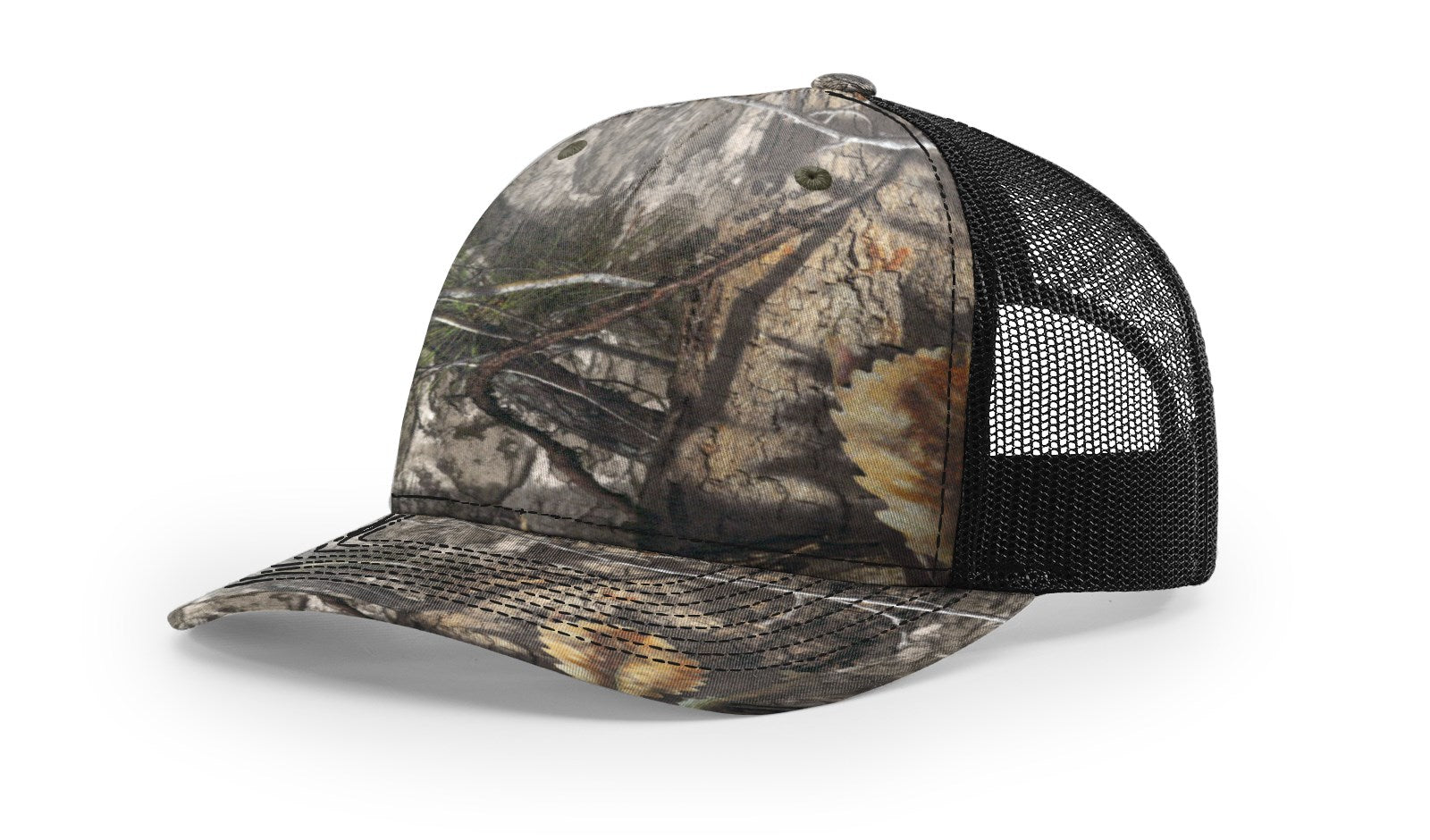 RICHARDSON PRINTED FIVE PANEL TRUCKER MOSSYOAK